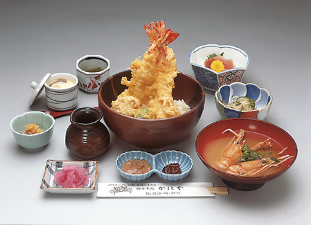 ジャンボエビ天丼