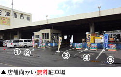 沼津港店 駐車場